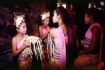 Girls, costume, flowers, Dance in Bali, EDAV02P12_03