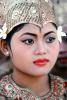Girls at a Parade Celebration, Crown, necklace, Ubud, EDAV02P13_17B