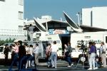 dish, Satellite Transmission, vans, cameras, Loma Prieta Earthquake (1989), 1980s, EFUV01P03_09