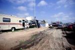 News Media camp for the Waco siege, Tents, vans, 1993, EFUV01P03_11