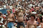 JFK Stadium, Live Aid Benefit Concert, 1985, Philadelphia, Audience, People, Crowds, Spectators, EMCV01P07_10