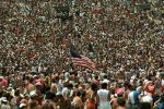 Audience, People, Crowds, Spectators, JFK Stadium, Live Aid Benefit Concert, 1985, EMCV01P07_14