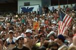 Audience, People, Crowds, JFK Stadium, Live Aid Benefit Concert, 1985, Philadelphia, Spectators, EMCV01P07_19