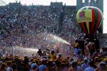 Water Spray, Audience, People, Crowds, JFK Stadium, Live Aid Benefit Concert, Philadelphia, Spectators, 1985, EMCV01P09_01