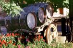 Oak Wine Barrels, Wood, Wooden Barrels, Fermenting Tanks, cart, FAWV01P15_01
