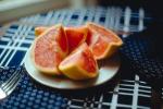 Grapefruit on a Plate, Sliced, FDNV01P01_12.0944