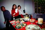 Christmas Party, Woman, Carving, Sushi, WKPI Studios, Beer, Candles, Potrero Hill, FDNV02P07_14