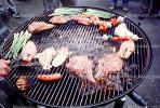 Meat, Steak, Hot Dogs, Vegetables, Shish-Ka-Bob,, Salmon, BBQ, Barbecue, Kentucky Derby Party, FDNV02P08_15