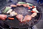 Meat, Steak, Hot Dogs, Vegetables, Shish-Ka-Bob,, Salmon, BBQ, Barbecue, Kentucky Derby Party, FDNV02P08_16