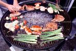 Meat, Steak, Chicken, Hot Dogs, Vegetables, Shish-Ka-Bob,, Salmon, BBQ, Barbecue, Kentucky Derby Party, FDNV02P09_03