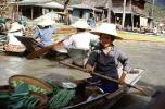 Thailand Floating Markets, boats, women, river, water, FGAV01P07_14