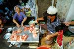 Red Meat, Woman, Smiles, Man, Saigon, Vietnam, FGAV01P15_10