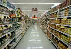 Grocery Aisle, Supermarket, Vanishing Point, Supermarket Aisles, FGNV01P09_18