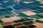 Canal, Aqueduct, Central California, Fields, patchwork, checkerboard patterns, farmfields, FMNV02P14_08.0839