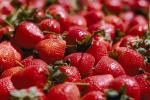 Strawberries, texture, background, FTFV01P10_06.0953