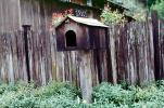 Mailbox, 19251, mail box, bird house, fence, wood, wooden, fence, GCPV01P05_02
