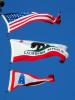 USA Flag, California State Flag, Lighthouse Flag, Fifty State Flags, GFLD01_008