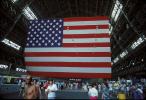 Star Spangled Banner, Moffett Field Airship Hangar, Old Glory, USA, United States of America, GFLV01P01_15