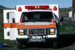 Ambulance, Ford Van, grill, lights, head-on, HEPV02P07_17