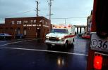 Ambulance, flashing lights, 17th street, Potrero Hill, HEPV04P05_12