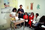 Teaching Mothers how to take care of their Children, Well Baby Clinic, Colonia Flores Magon, HOFV01P09_15