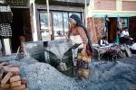 Woman, shops, stores, gravel, Aggergate, mixing cement, ICBV01P01_10