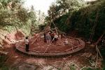 Constructing a Geodesic Dome, Bamboo Framing, ICDV03P05_18
