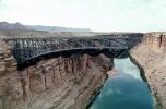 Navajo Bridge Construction, Colorado River, Cantilever Truss, Vermillion Cliffs National Monument, September 1994, ICSV04P05_18