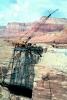 Giant Crawler Crane, Bridge Construction, Navajo Bridge Construction, Colorado River, Cantilever Truss, Vermillion Cliffs National Monument, ICSV04P06_02