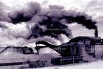 pulp mill and lots of Smoke, Rail Crane, IWLV01P11_17
