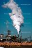 Smoke, Air Pollution, soot, Pulp Mill, log mounds, buildings, Conveyer Belts, IWLV01P14_01.2172