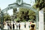 Sather Gate, Sproul Plaza, Landmark, arch, UC Berkeley, KECV03P04_08