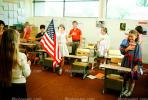 Pledge of Allegiance, classroom, Students, KEDV01P09_10