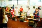 Pledge of Allegiance, classroom, Students, KEDV01P09_11