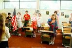 Pledge of Allegiance, classroom, Students, KEDV01P09_13