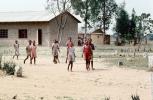 schoolyard, girls, buildings, Madzongwe, KEDV02P15_08