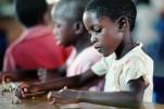 Girl Student, Contemplative, classroom, Student, Madzongwe, KEDV03P01_13