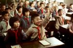 Hands Raised, Boys, Girls, Classroom, Schoolroom, China, 1973, 1970s, KEDV04P11_04