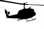 Bell UH-1 silhouette, MYAV02P07_15M