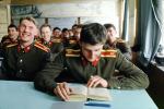 Russian Soldiers, Class, reading a book, Military Academy, MYAV02P13_07