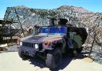 HumVee surrounded by a camouflage tent, Travis Air Force Base, California, MYAV02P14_10