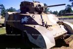 Sherman Tank, ww II, world war two, tracked vehicle, Camp Shelby, Mississippi, MYAV03P01_17