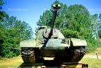 Tank, ww II, world war two, tracked vehicle, Camp Shelby, Mississippi, head-on, MYAV03P02_16