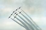 Smoke Trails, Canadian Snowbirds, formation flight, flying Airborne, MYFV02P12_13.1699