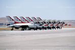 The USAF Thunderbirds, Lockheed F-16 Fighting Falcon, Travis Air Force Base, California, MYFV11P06_09