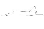 Convair F-106 outline, MYFV13P13_01BO.0760