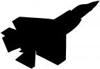 Lockheed Martin F-35 Silhouette, logo, shape, Planform, MYFV15P07_07M