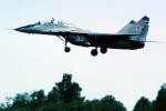 33, MiG-29, "FULCRUM", Russian Jet Fighter Aircraft, Air Superiority, MYFV23P12_03