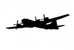 B-29 Superfortress silhouette, MYFV24P08_07M