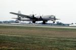 B-29, landing, Oshkosh, 1976, 1970s, MYFV25P10_05